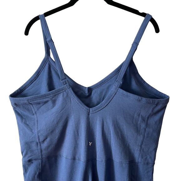 Old Navy Plus 2X Jumpsuit One Piece Activewear Power Chill Blue Shelf Bra - Picture 8 of 10